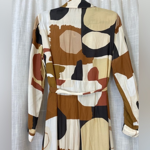 Whimsy Row long sleeve button-down collared maxi dress size medium - Picture 5 of 6